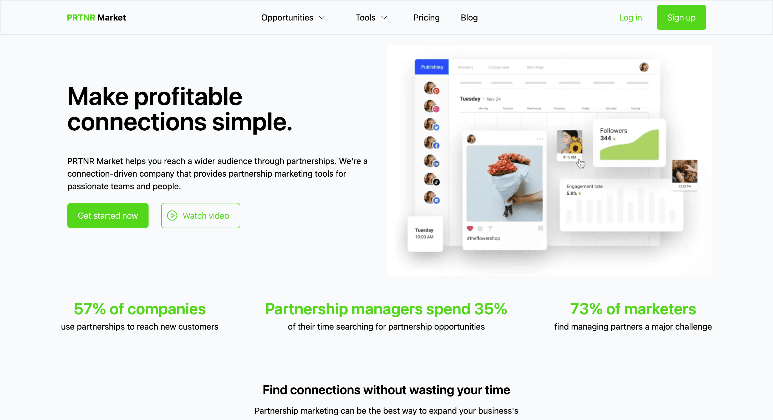 PRTNR Marketing Page